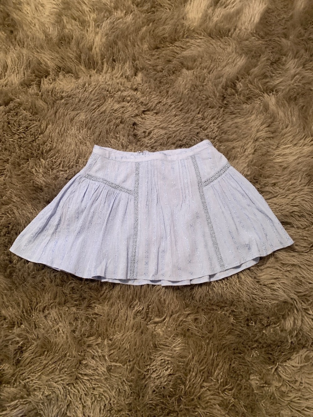 NWOT Chelsea & Violet blue skirt, size 4